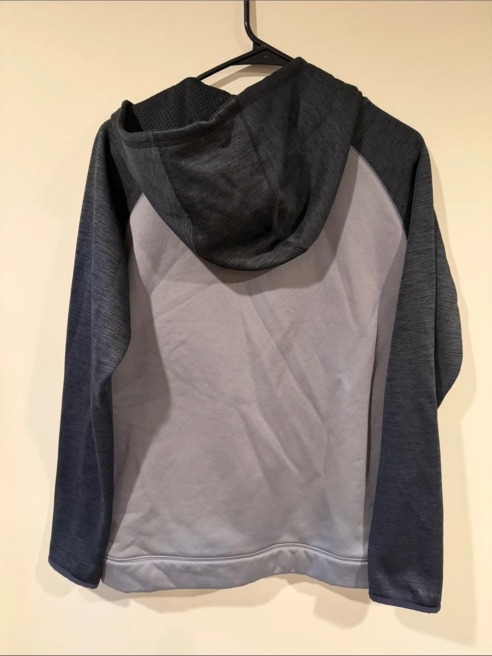 Under Armour Gray & Black Hooded Full-Zip Jacket